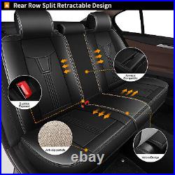 Car 5-Seat Cover Faux Leather Pad Full Set Protectors For NISSAN Kicks 2018-2024