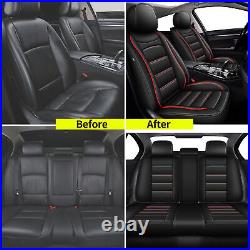 Car 5-Seat Cover Faux Leather Protective Pad For Kia k5 2021-2022 Full Set
