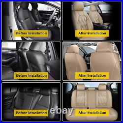 Car 5-Seat Cover Faux Leather Protector Full Set For Volkswagen Passat 1999-2022