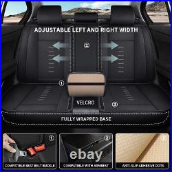 Car 5-Seat Cover Faux Leather Protector Full Set Pad For FORD MAVERICK 2022 2024