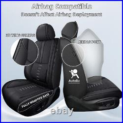 Car 5-Seat Cover Faux Leather Protector Full Set Pad For FORD MAVERICK 2022 2024