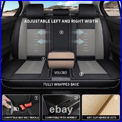 Car 5-Seat Cover Faux Leather Protector Full Set Pad For JEEP Renegade 2015-2024