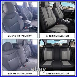 Car 5-Seat Cover Faux Leather Protector Full Set Pad For JEEP Renegade 2015-2024