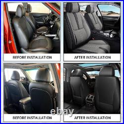 Car 5-Seat Cover Faux Leather Protector Full Set Pad For JEEP Renegade 2015-2024