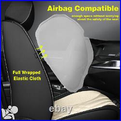 Car 5 Seat Cover Front Rear Full Set Faux Leather Pad For Honda HR-V 2016-2023