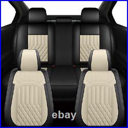 Car 5 Seat Cover Front Rear Full Set Faux Leather Pad For Honda HR-V 2016-2023