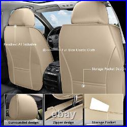 Car 5-Seat Cover Full set Faux Leather Protector Pad For Volvo XC90 2003-2014