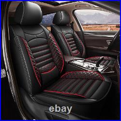 Car 5-Seat Covers Faux Leather Full Set For Honda Accord 2007-2017 Sedan 4-Door