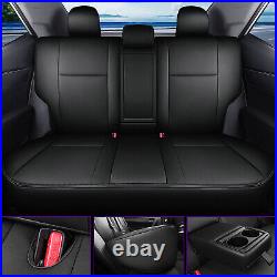 Car 5 Seat Covers For 2010-2011 Toyota RAV4 Front And Back Seat Covers Leather