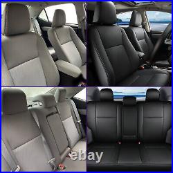 Car 5 Seat Covers For 2010-2011 Toyota RAV4 Front And Back Seat Covers Leather