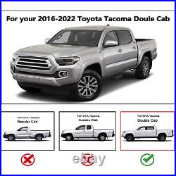 Car 5-Seat Covers For 2016-2023 Toyota Tacoma Crew Cab (SR5, SR, TRD Off-Road)