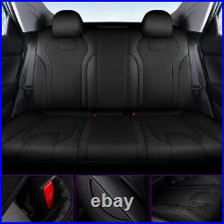 Car 5-Seat Covers For Hyundai Elantra 2021-2023 Front Rear Back Full Set Leather