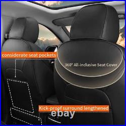 Car 5-Seat Covers For Hyundai Sonata Hybrid Blue 2020-2022 Front Rear Full Set