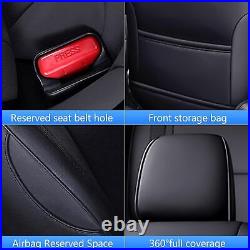 Car 5-Seat Covers For Toyota Corolla Cross Hybrid SE, XES 2022-2024 Fuax Leather