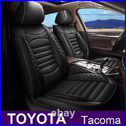 Car 5-Seat Covers For Toyota Tacoma 2007-2023 Leather Front Rear Back Cushion