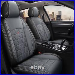 Car 5-Seat Covers Full Set Faux Leather Cushion Pad For Ford Taurus 2002-2019