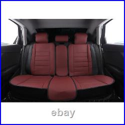 Car 5 Seat Covers Full Set For Infiniti Q50 2014-2022 Leather Front&Rear Cushion