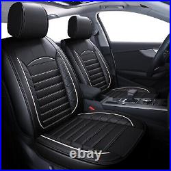 Car 5 Seat Covers Full Set PU Leather Front & Back For Subaru Crosstrek Forester
