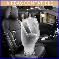 Car 5-Seats Cover Black Full Set Leather Fit for Toyota NEW Corolla 2020-2022