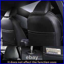 Car 5-Seats Cover Black Full Set Leather Fit for Toyota NEW Corolla 2020-2022