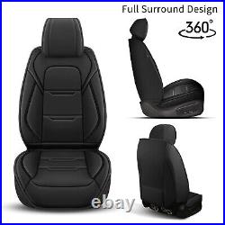 Car Front & Rear Car 2/5Seat Covers PU Leather For Mitsubishi Mirage 2015-2024