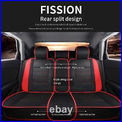 Car Full Set 5 Seat Covers Front & Rear Cushion For Dodge Challenger SRT Hellcat