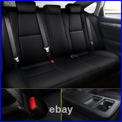 Car Leather Seat Cover Full Set Fit HONDA Accord 2018-2022 Compatible Airbag