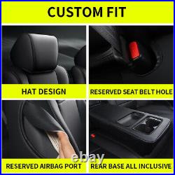 Car Leather Seat Cover Full Set Fit HONDA Accord 2018-2022 Compatible Airbag