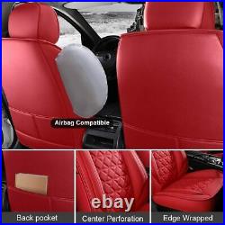 Car Seat Cover 5 Seat Full Set Protectors Universal Fit for Auto Sedan SUV Truck