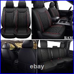 Car Seat Cover 5 Seats Full Set For 2009-2021 Dodge Ram 1500 2010-2021 2500 3500