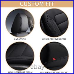 Car Seat Cover Fit For Nissan Altima 2019-2022 Auto Full Set 5-Seat Faux Leather