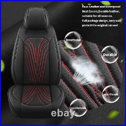 Car Seat Cover Fits for Ford Ranger 2019-2023, 5 Seats Luxury Leather Full Set