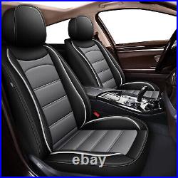 Car Seat Cover For Toyota Tacoma Crew Cab 4-Door 2007-2023 Full Set Faux Leather