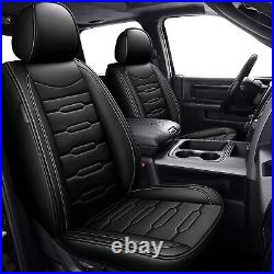 Car Seat Cover For Toyota Tacoma Crew Cab 4-Door 2007-2023 PU Leather Full Set