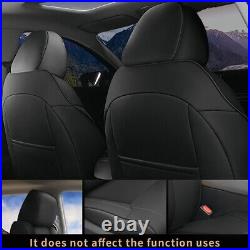Car Seat Cover Full Set Auto Custom Fit For 2020-23 Hyundai Sonata Faux Leather