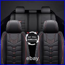 Car Seat Cover Full Set Faux Leather For Toyota Tacoma Crew Cab 4-Door 2007-2023