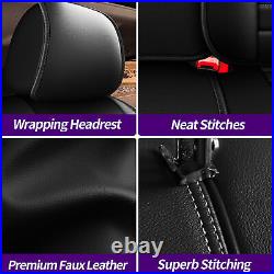 Car Seat Cover Full Set Front & Rear Cover Cushion For Ford Ranger 2019-2023