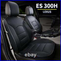 Car Seat Cover Full Set PU Leather 5-Seats Cushion Fit Lexus ES 300h Front&Rear