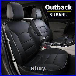 Car Seat Cover Full Set Protector Leather Deluxe Auto Cushion For Subaru Outback