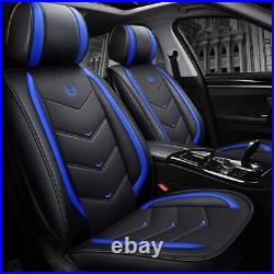Car Seat Cover Full Set Waterproof Faux Leather Universal For Ford