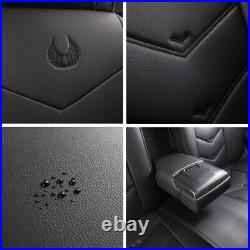 Car Seat Cover Full Set Waterproof Faux Leather Universal For Ford