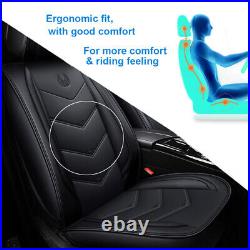 Car Seat Cover Full Set Waterproof Faux Leather Universal For Hyundai