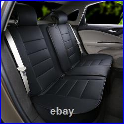 Car Seat Cover Full Set Waterproof PU Leather 5-Seats Cushion Fit Jeep liberty