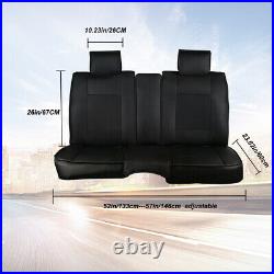 Car Seat Cover Leather 5 seat Cushion Full Set for Dodge Ram 1500 2500 2014-2022