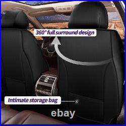 Car Seat Cover PU Leather Full Set Cushion 5 Sits For Hyundai Tucson 2005-2023