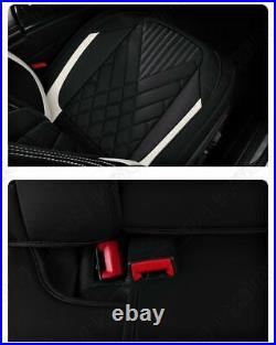 Car Seat Cover PU Leather Seat Cushion Front Rear Split Universal For Truck SUV
