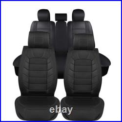 Car Seat Cover Set Front+Rear Cushion Deluxe Leather For Ford F-250 SUPER DUTY