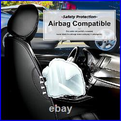 Car Seat Cover Set PU Leather Cushion Protector For Subaru Crosstrek 2016-2023