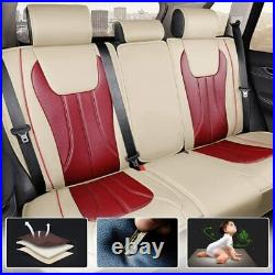 Car Seat Cover for Acura RL TLX RDX MDX RSX TL TSX ILX RLX Legend Leather 5-seat