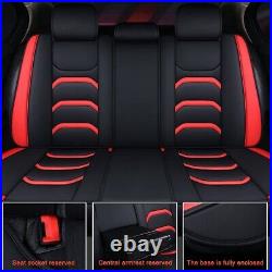 Car Seat Cover for Camaro 1999-2021 Leather Protection Covers Cushions Black Red